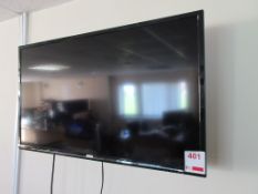 Seiki 40" wall mounted flat screen TV