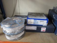 Fifteen reels of full & part welding wire, including ER385/1.2, ERNICRM03/1.2, R2209/1.2