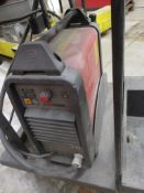 Cebora Power Plasma 3100 plasma cutter mounted on mobile trolley, serial no. B84362