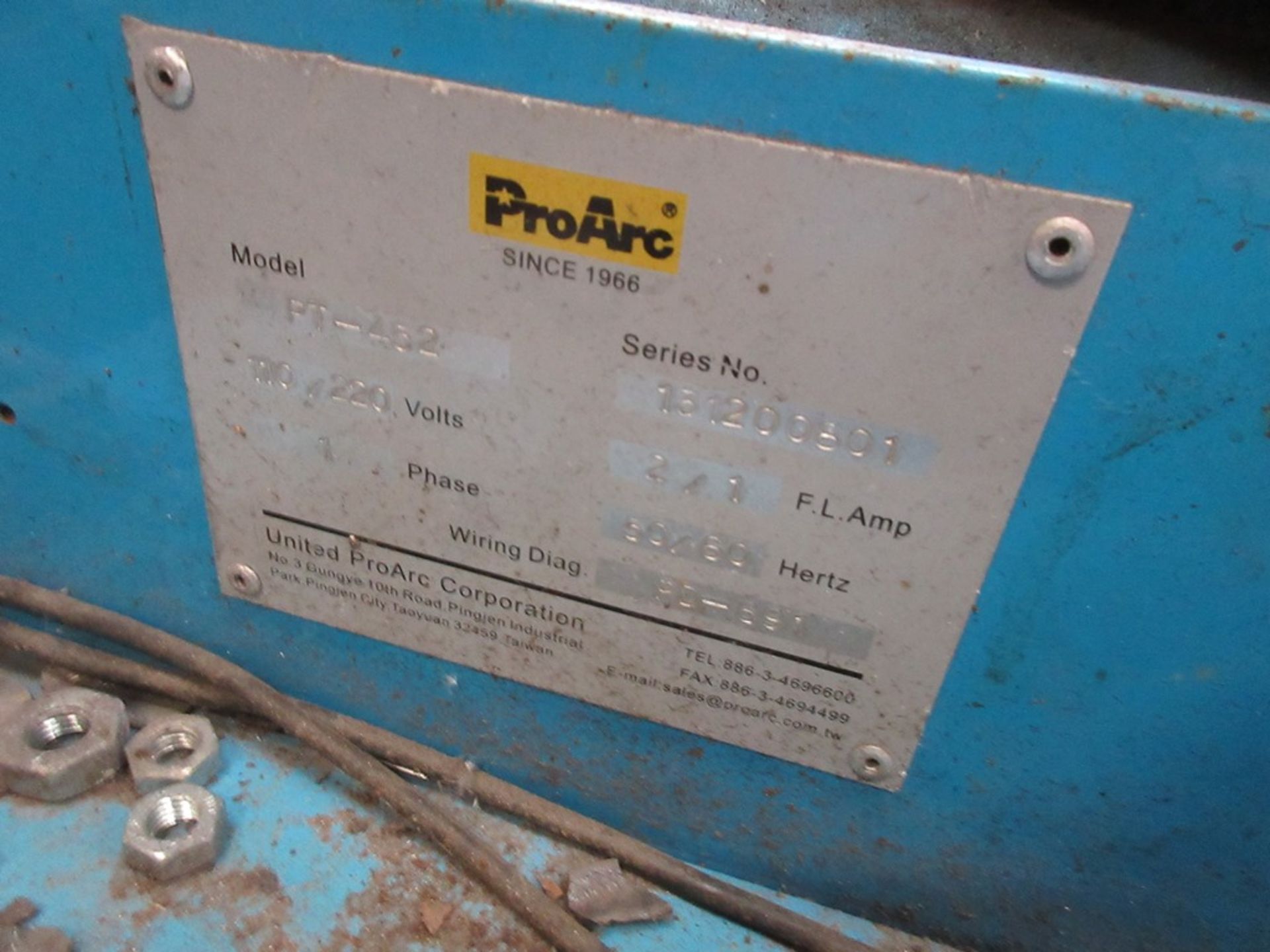Three ProArc welding positioners models: PT-450M, PT-452, CB-001-12 serial nos. 131200501, - Image 2 of 6