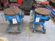 Three ProArc welding positioners models: PT-450M, PT-452, CB-001-12 serial nos. 131200501,