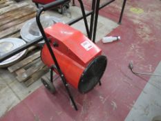 Sealey 15kw mobile industrial fan heater, model EH15001