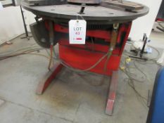 Key Plant VP15 1.5 tonne welding positioner, plate diameter 1150mm