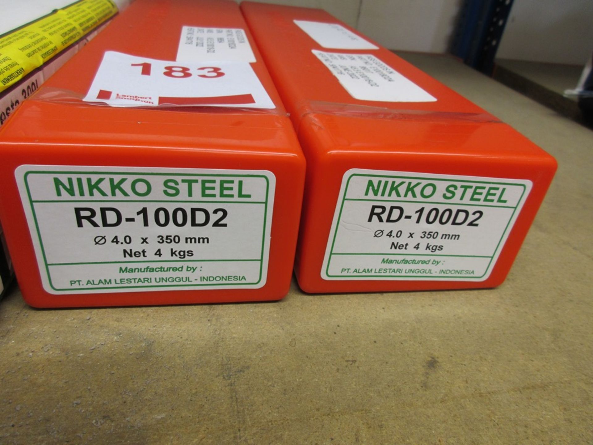 Two packs of Nikko steel RD-100 D2 electrodes, part no. E10018D2/4 - Image 2 of 3