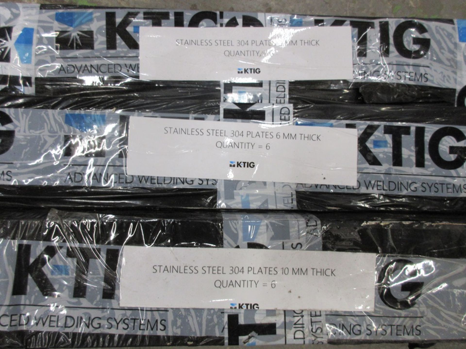 Three packs x 6 Stainless steel 304 K-TIG plates including 6mm, 10mm and K-TIG stainless steel 304 - Image 2 of 4
