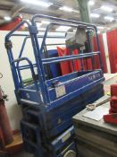 Clarke Air MX19 pedestrian mobile scissor lift, with pendant control NB: This item has no record