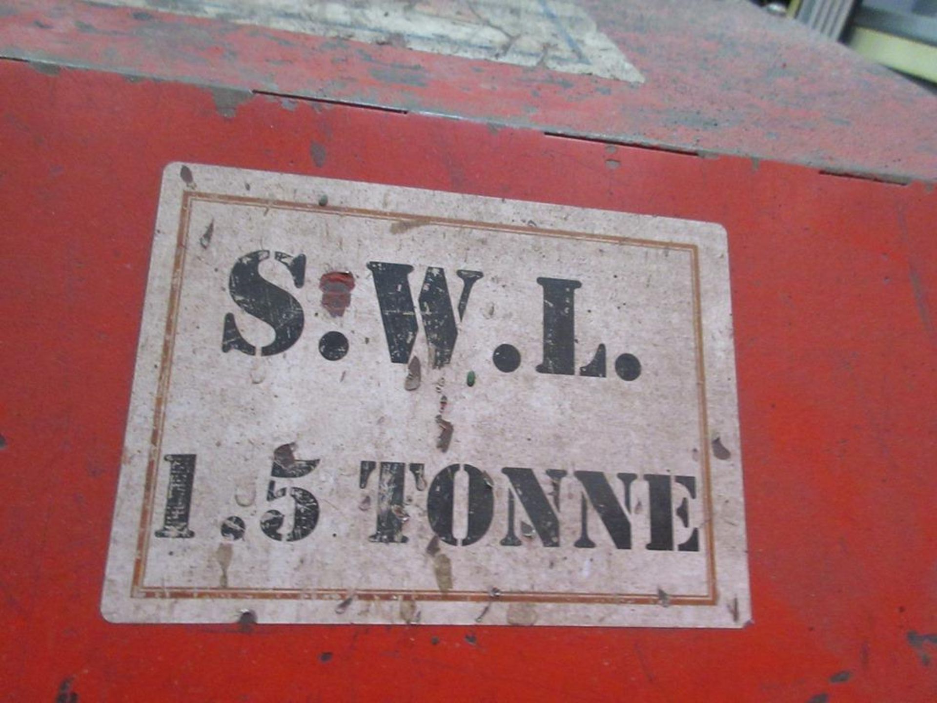 Key Plant VP15 1.5 tonne welding positioner, plate diameter 1150mm - Image 4 of 5