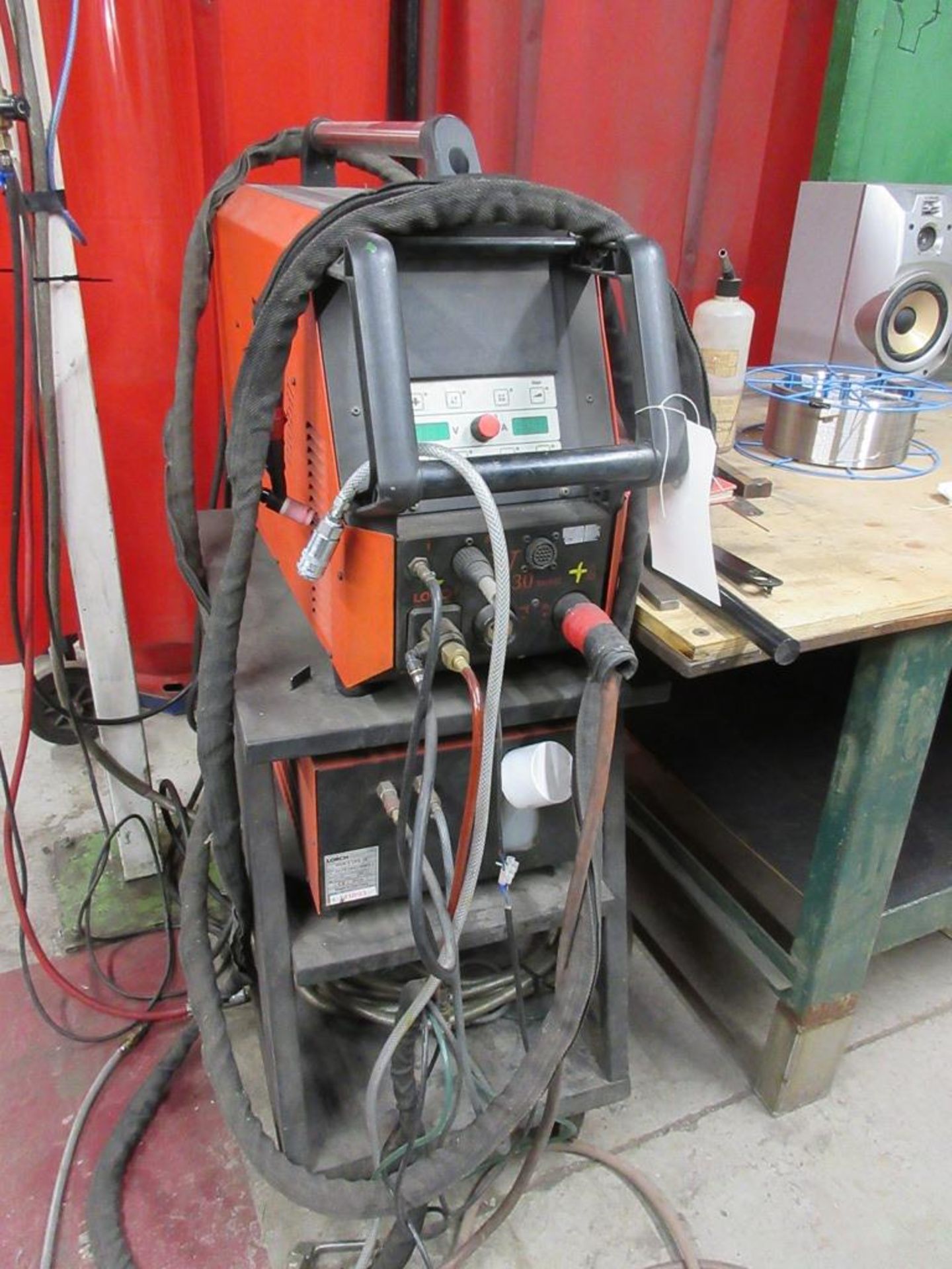 Lorch V30 mobile tig welder, WUK 55 CEE 16 serial no. 0173-2441-0003-1