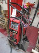 Fronius Trustig 3000 tig welder serial no. 1341085, mounted on mobile trolley