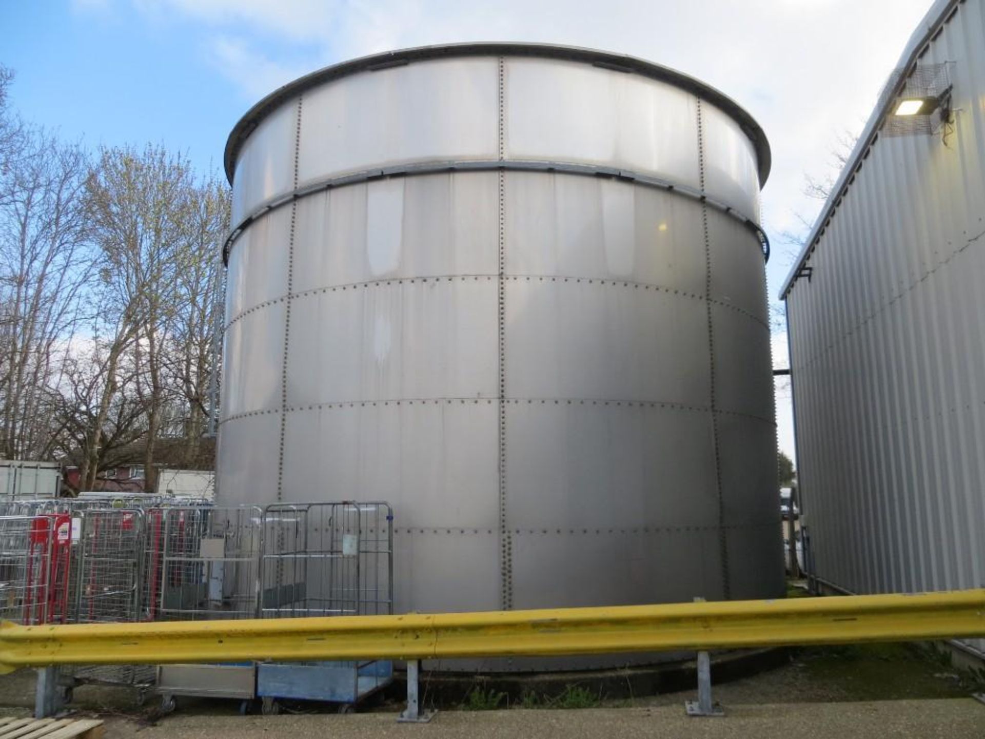 Franklin Hodge Galvanised Steel Water Softener Tank, capacity 242m cubed and a Goodwin Tanks Ltd - Image 4 of 7