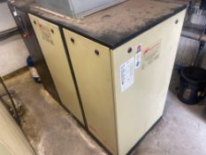 Ingersoll Rand IRN15K-CC rotary screw air compressor, Serial no. 2176329, Compressor No 1, (2009)