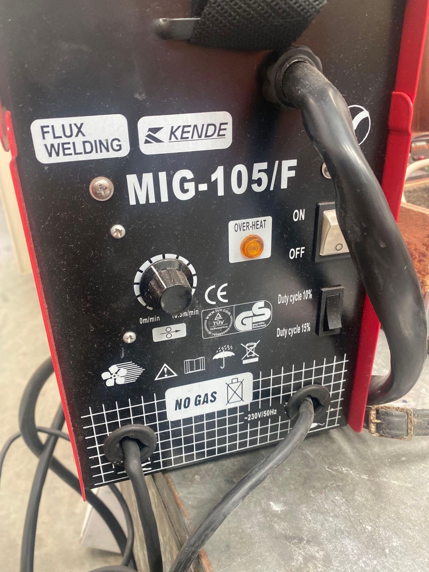 Kende MIG-105F Flux gas-less welder - Image 2 of 4