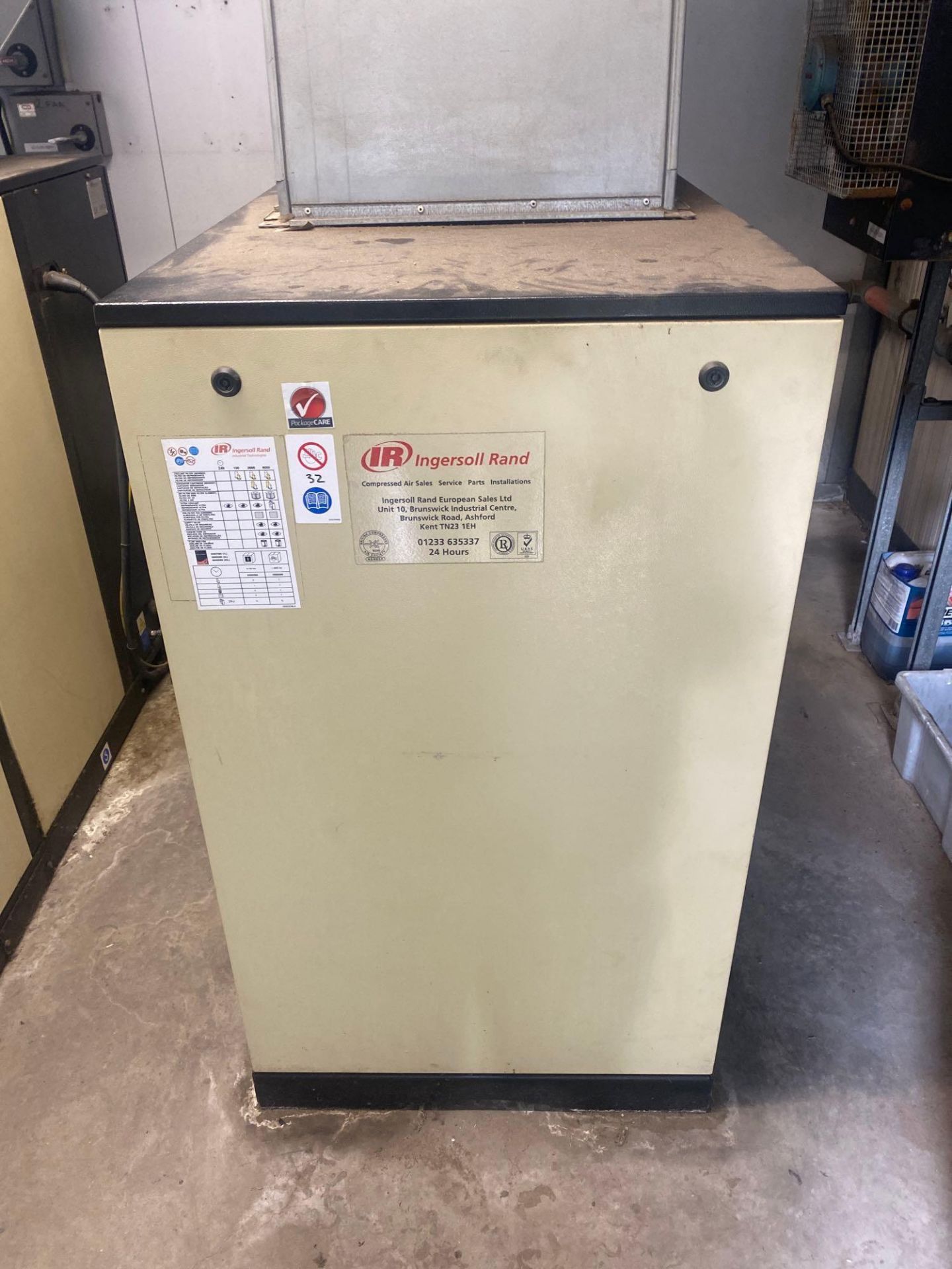 Ingersoll Rand IRN15K-CC rotary screw air compressor, Serial no. 2176329, Compressor No 1, (2009) - Image 3 of 8