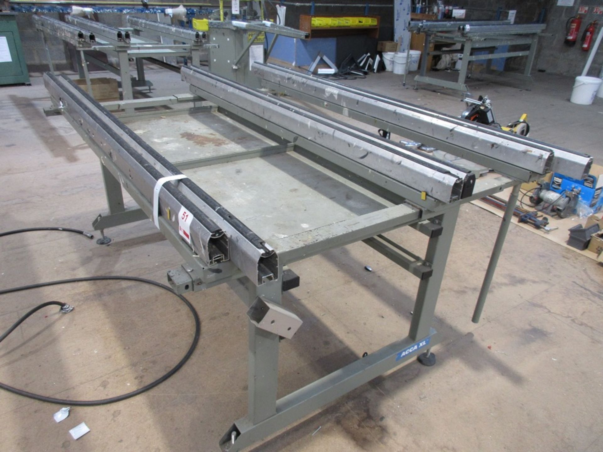 Emmegi ACCA XL metal frame adjustable work bench