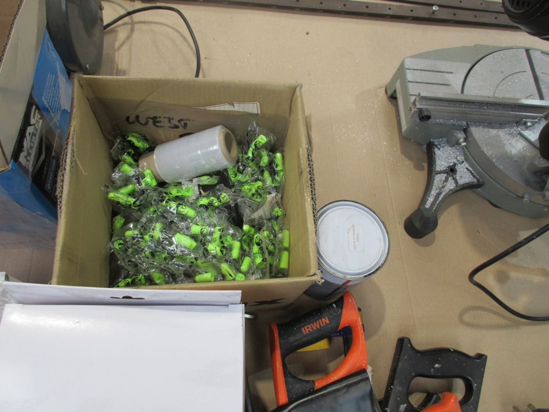 Quantity of assorted hand tools including saws, cutters, allen keys, drill bits, dusk masks etc. - Image 4 of 6