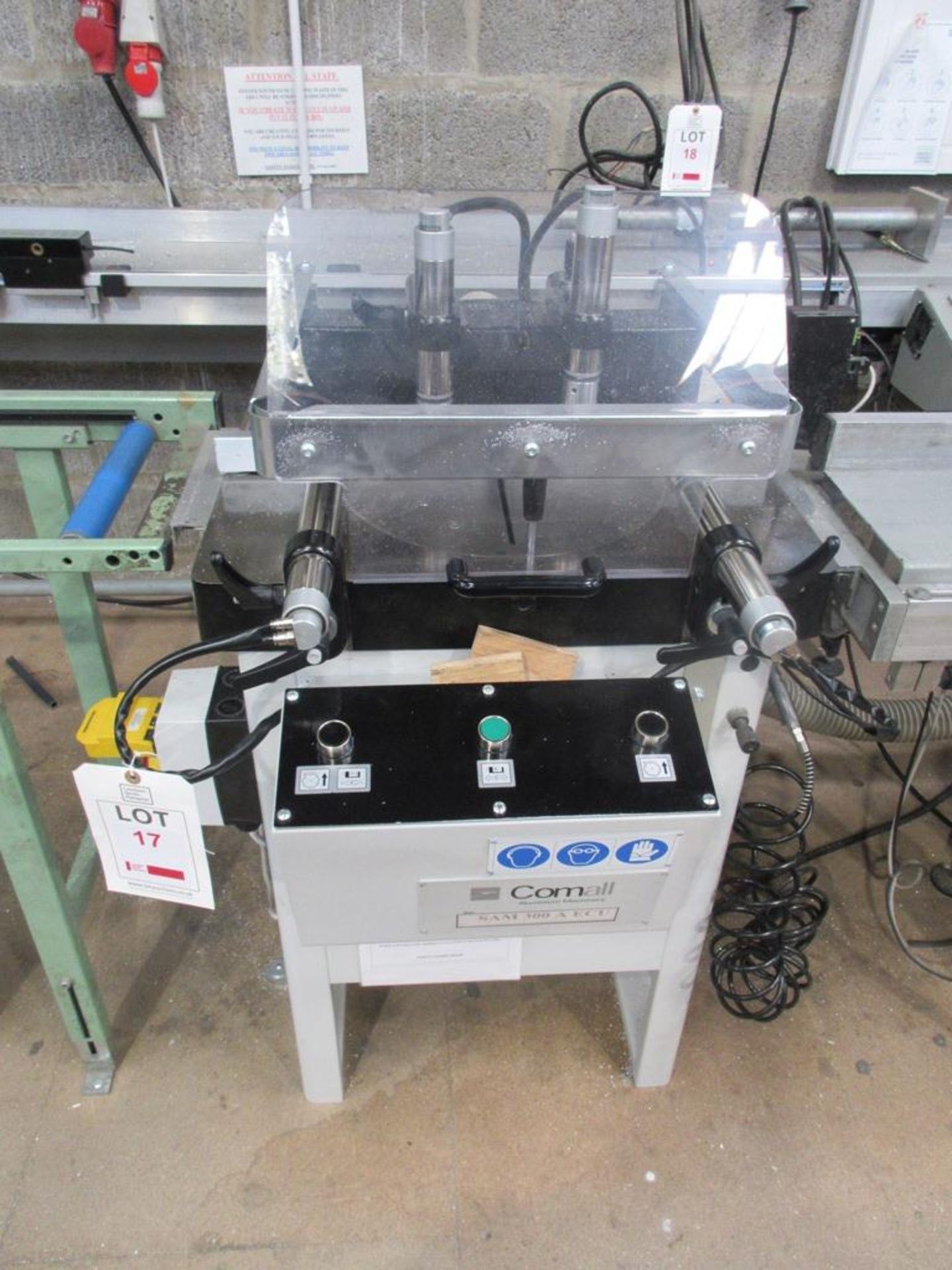 Comall upstroking cut off circular bead saw, model SAM 300 A ECW, serial no 006000753 (2018) with - Image 2 of 10