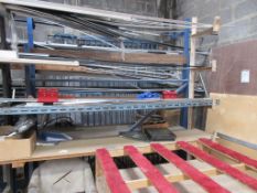 Bespoke double sided storage rack, 2.5m x 2.1m - excluding contents