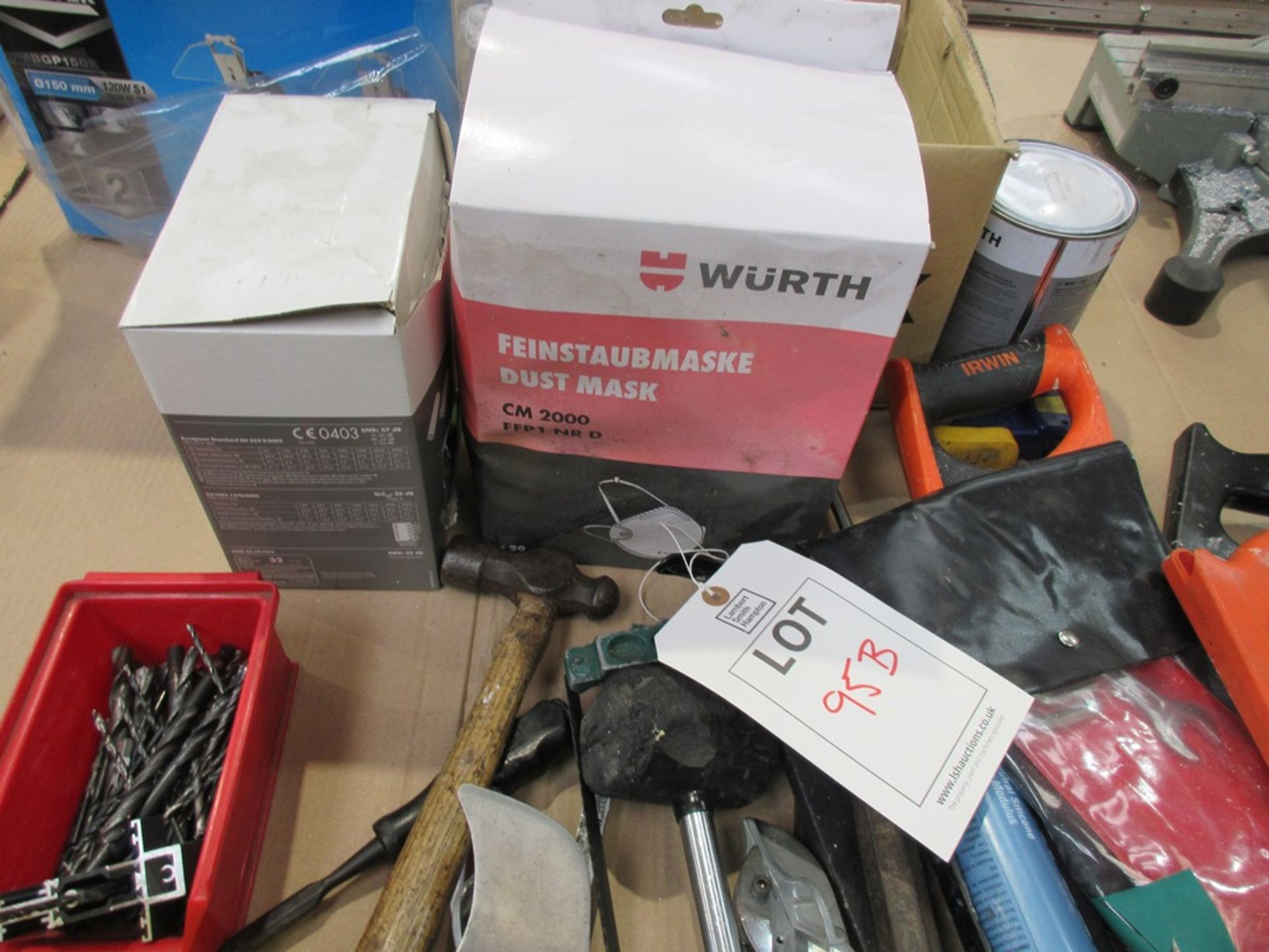 Quantity of assorted hand tools including saws, cutters, allen keys, drill bits, dusk masks etc. - Image 3 of 6