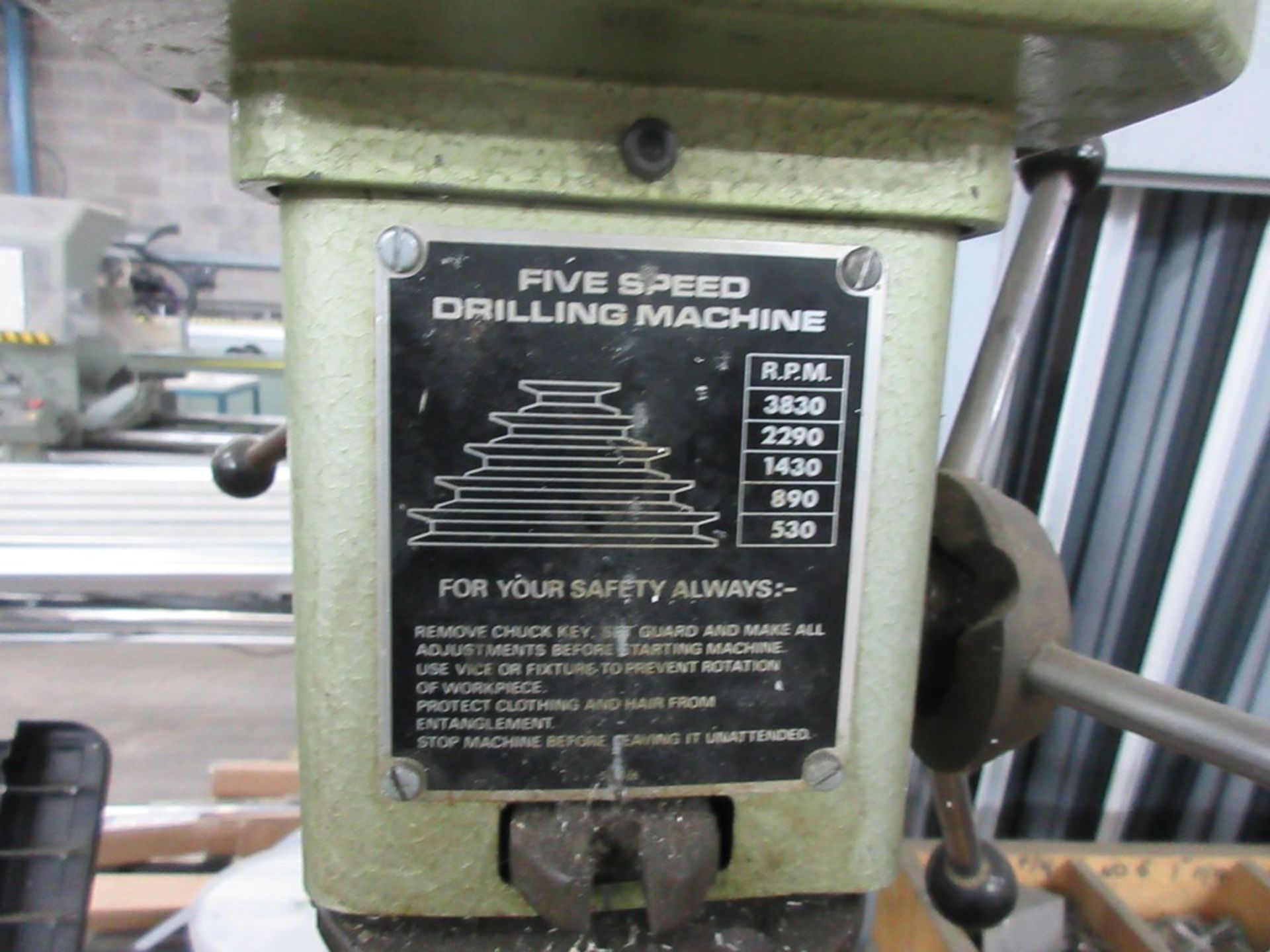 Startrite Mercury bench top drill, serial no. 68521 - Image 3 of 5