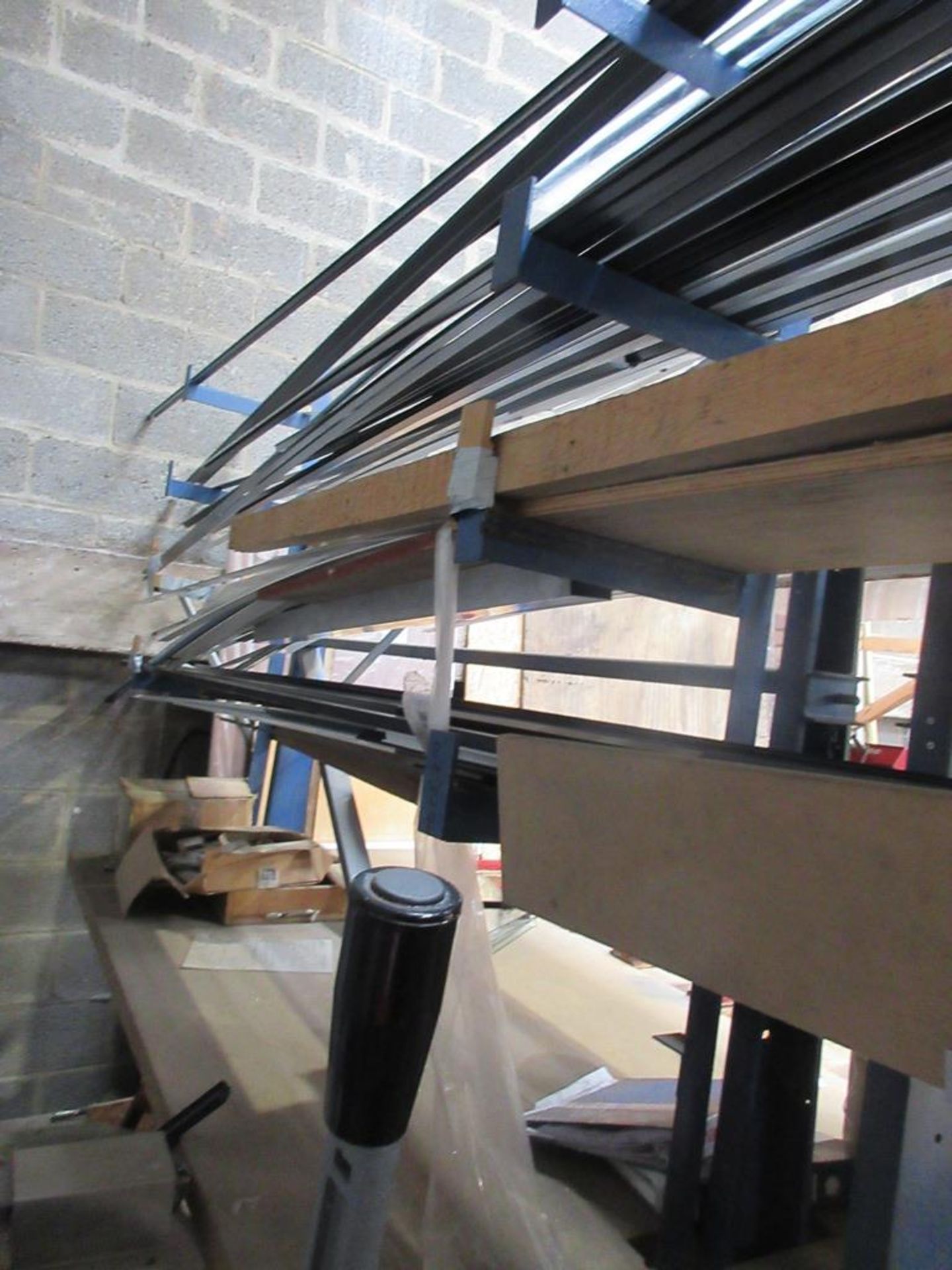 Bespoke double sided storage rack, 2.5m x 2.1m - excluding contents - Image 2 of 3