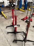 Transmission jacks and stands