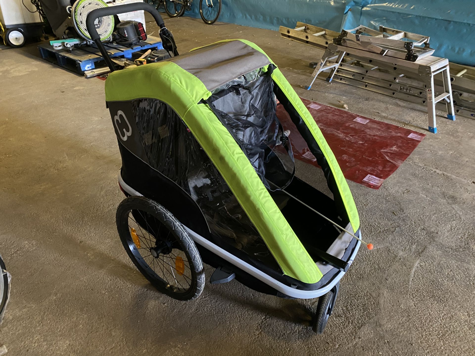 Hamax single child tow-a-long bike buggy - Bild 4 aus 6