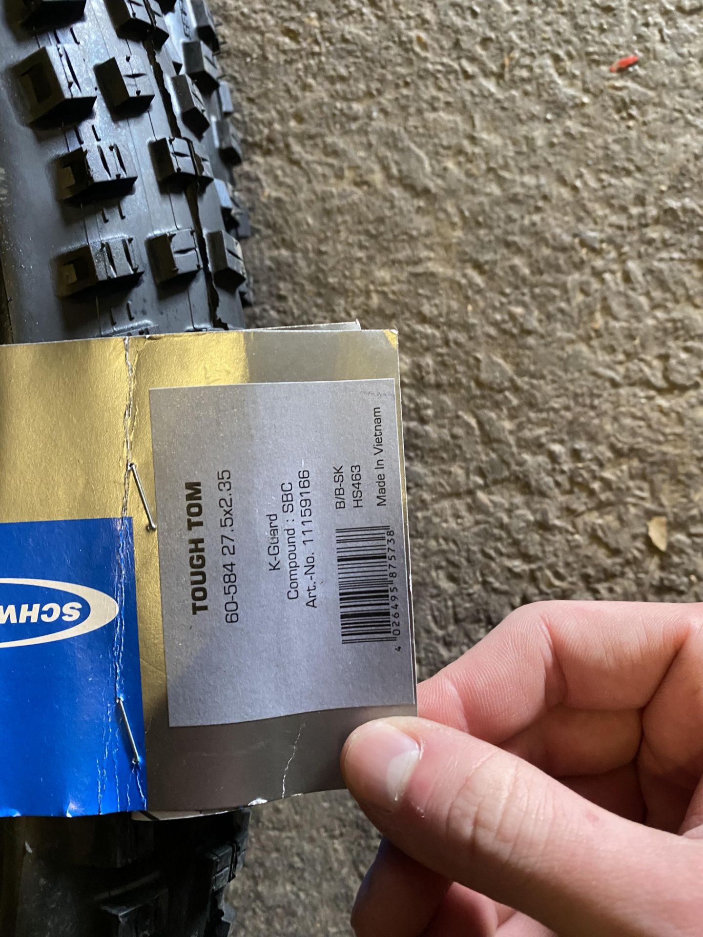 Pair of Schwalbe Tough Tom tyres, 27.5 x 2.35 - Image 2 of 3
