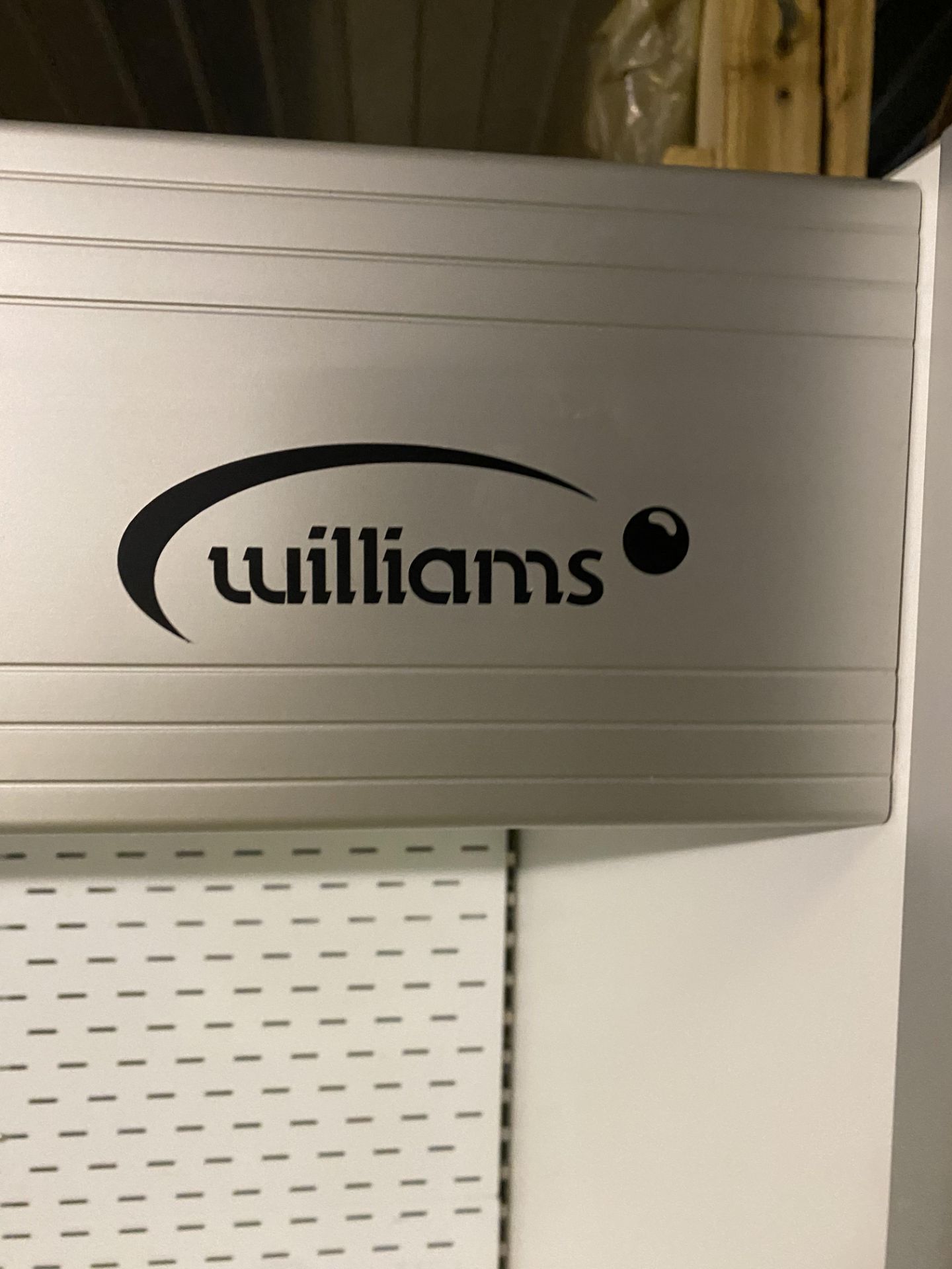 Williams open fronted display fridge, with internal lighting and roller blinds, model C125-WCN ( - Image 2 of 4