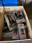 Assorted bike lights as lotted