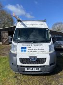 Peugeot Boxer 335 L3H2 Professional 2.2 HDI LWB panel van, reg no. WG14 LMM, recorded mileage 106,