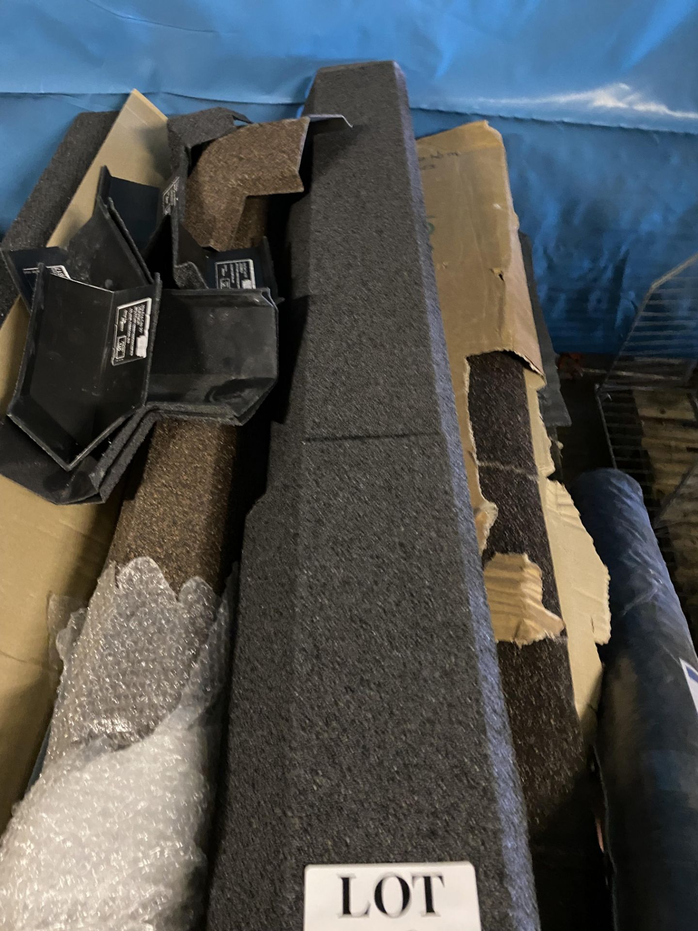 Pallet of plastic roof slates & ridge, roll of Guardian roof membrane - Image 2 of 5