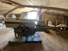 Weining Profimat 22N through feed moulder, model P22N, serial no. 226-2592 (1989)