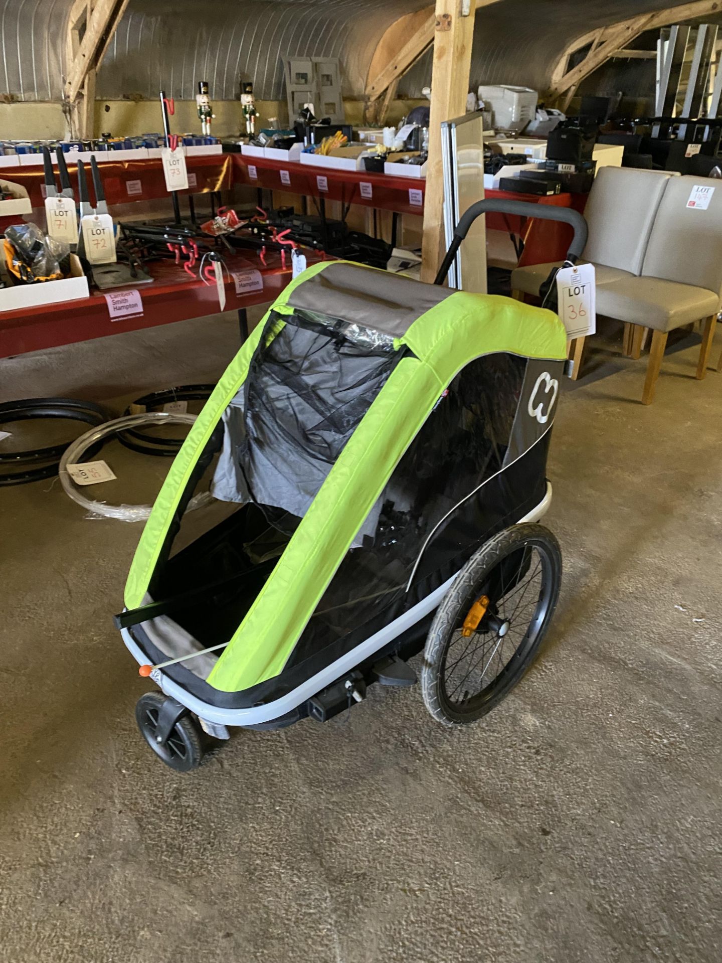 Hamax single child tow-a-long bike buggy