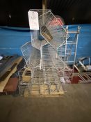 Pallet of metal storage racks