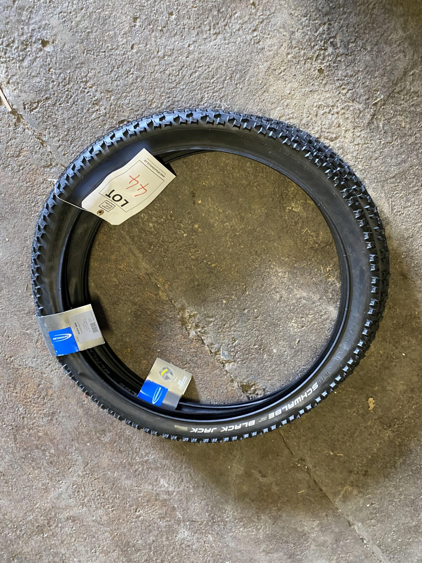 Pair of Schwalbe Black Jack tyres, 26 x 2.10