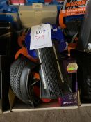 Assorted bike tyres as lotted