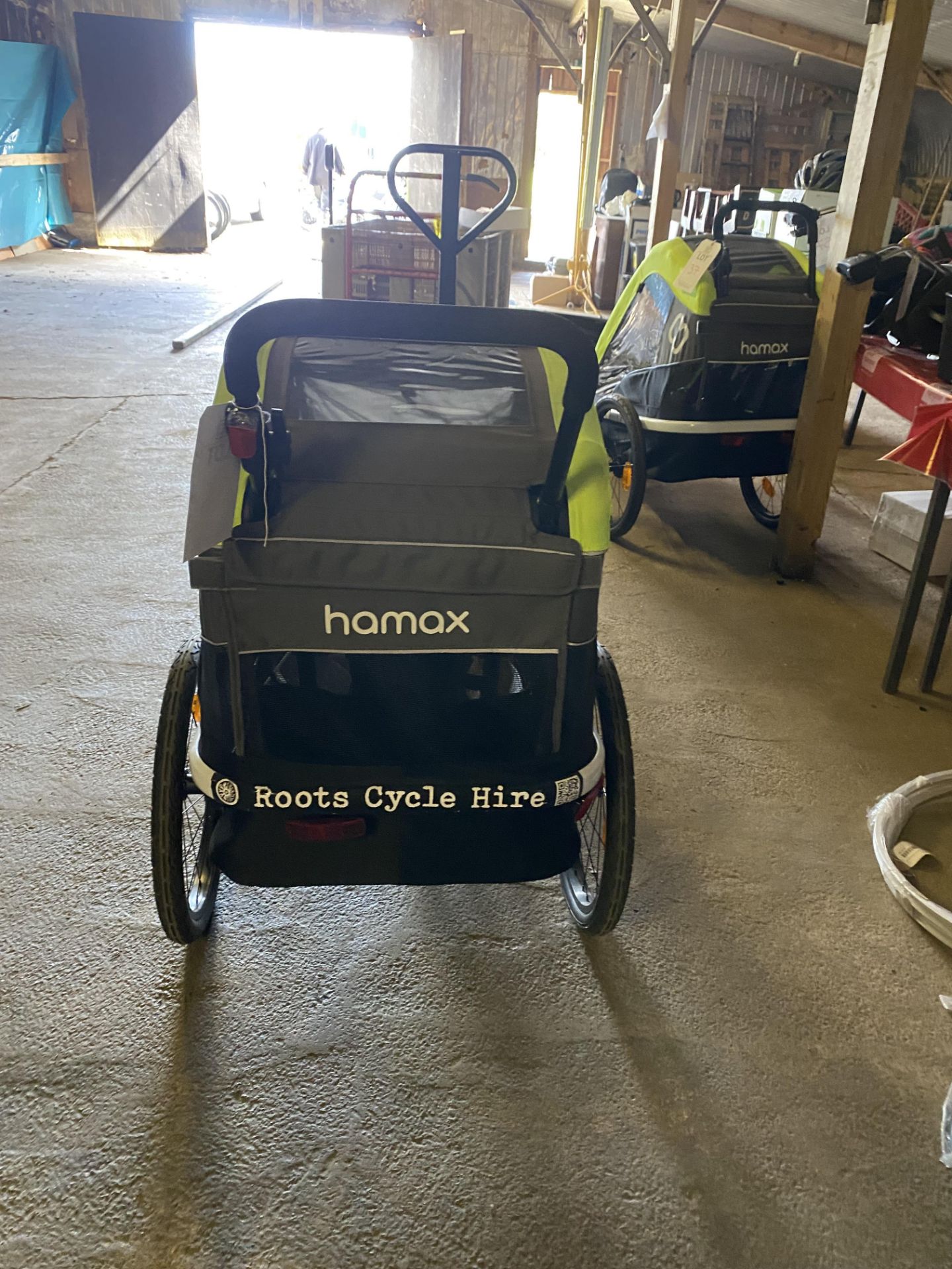 Hamax single child tow-a-long bike buggy - Bild 3 aus 6