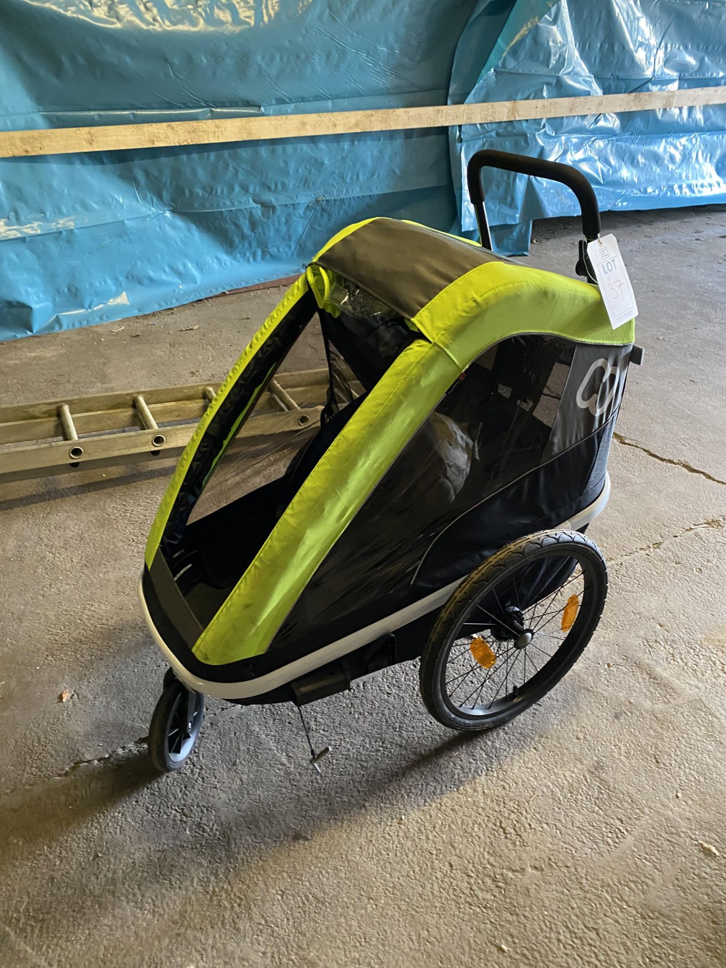 Hamax single child tow-a-long bike buggy - Bild 2 aus 6