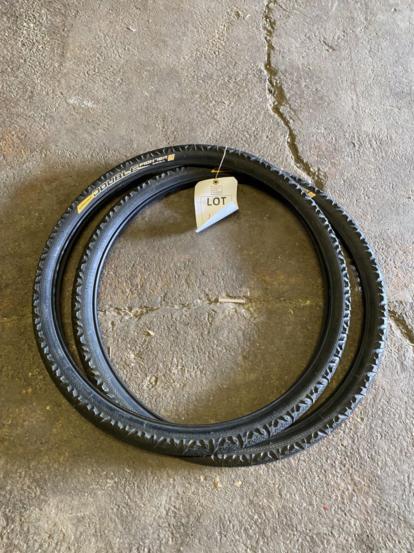 Pair of Continental Double Fighter tyres, 26 x 1.9