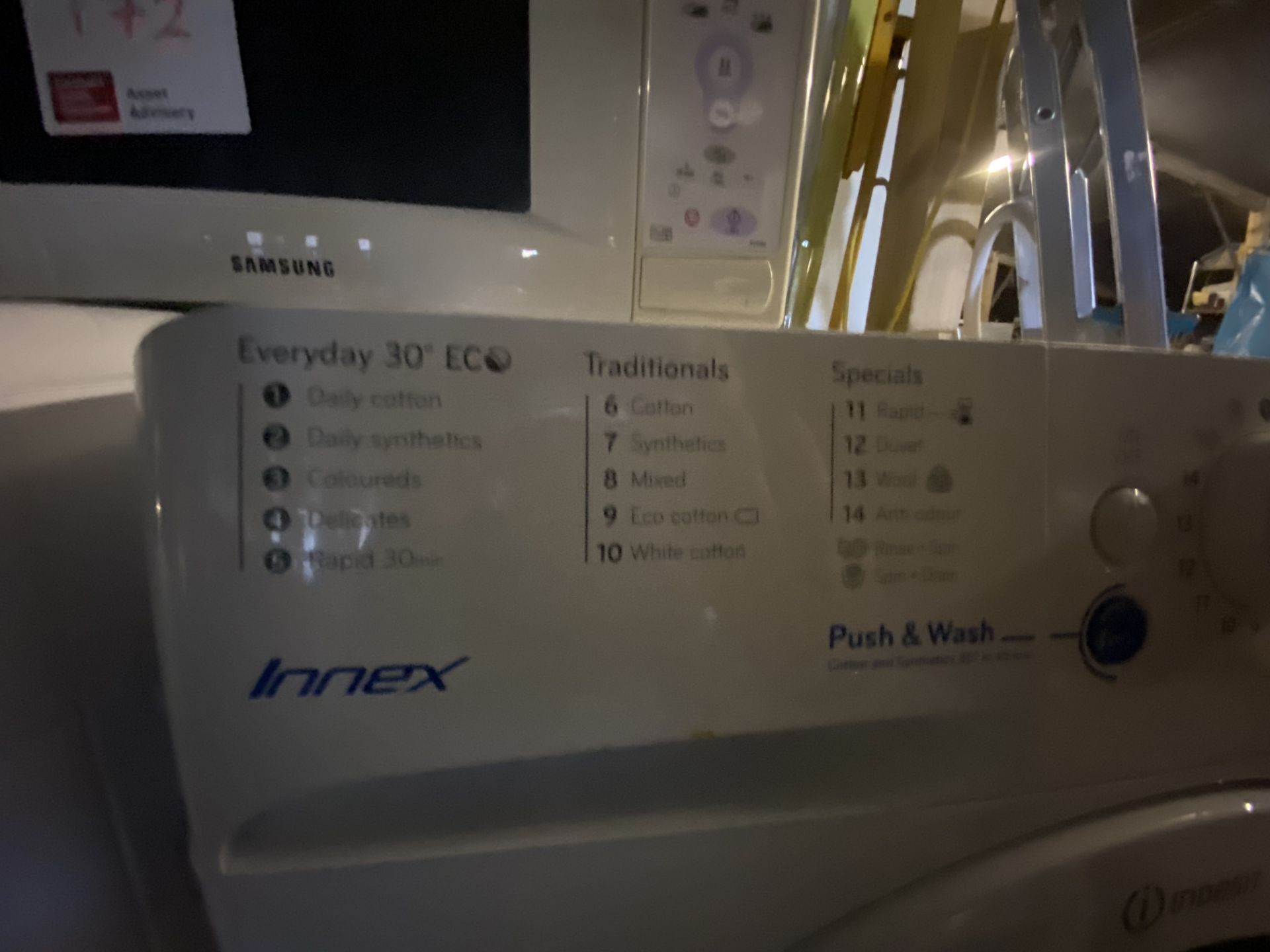 Indesit Innex washing machine, 9kg, 1600 spin - Image 3 of 5