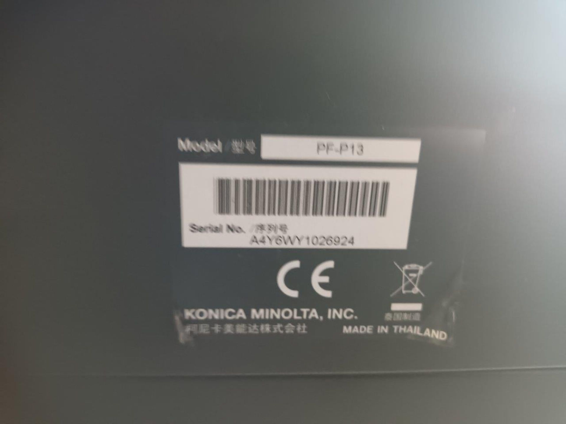 Konica Minolta Bizhub C3350 copier - Image 3 of 4
