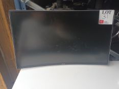 Acer EB321QUR curved LCD monitor screen (no stand)