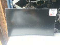 Acer EB321QUR curved LCD monitor screen (no stand)