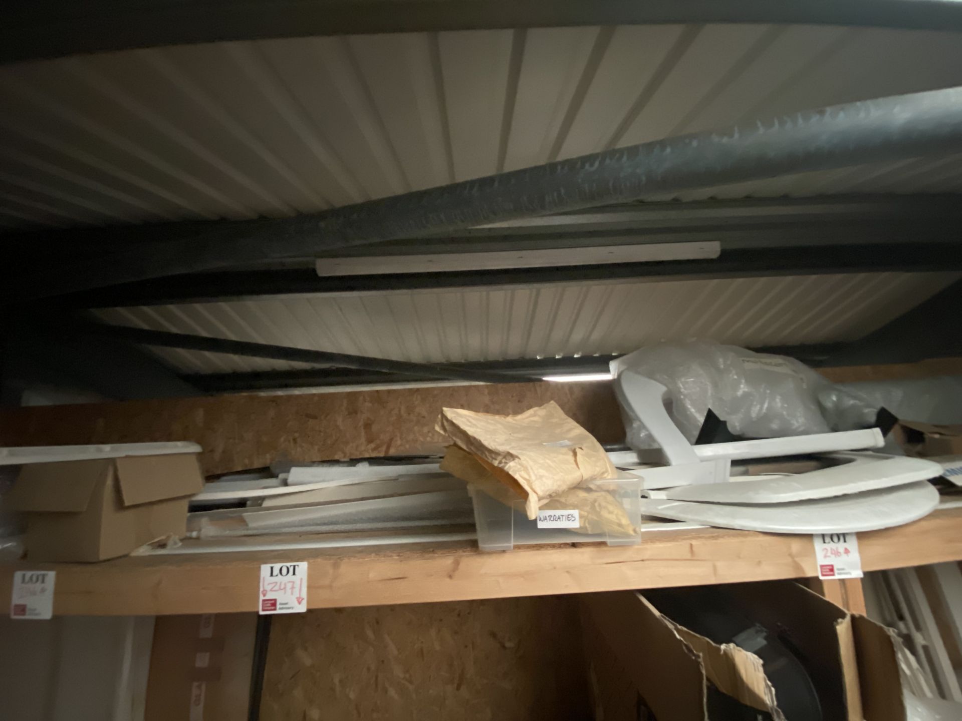 Contents of top shelf to include various motorhome fittings - Image 2 of 5