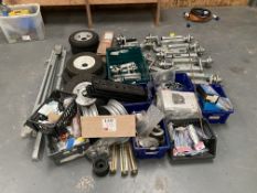 Assorted lot to include variety of trailer spares, parts & accessories