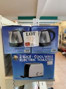 Two kettles, one toaster