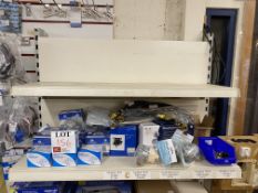 Contents of shelf to include gas regulators & spare parts