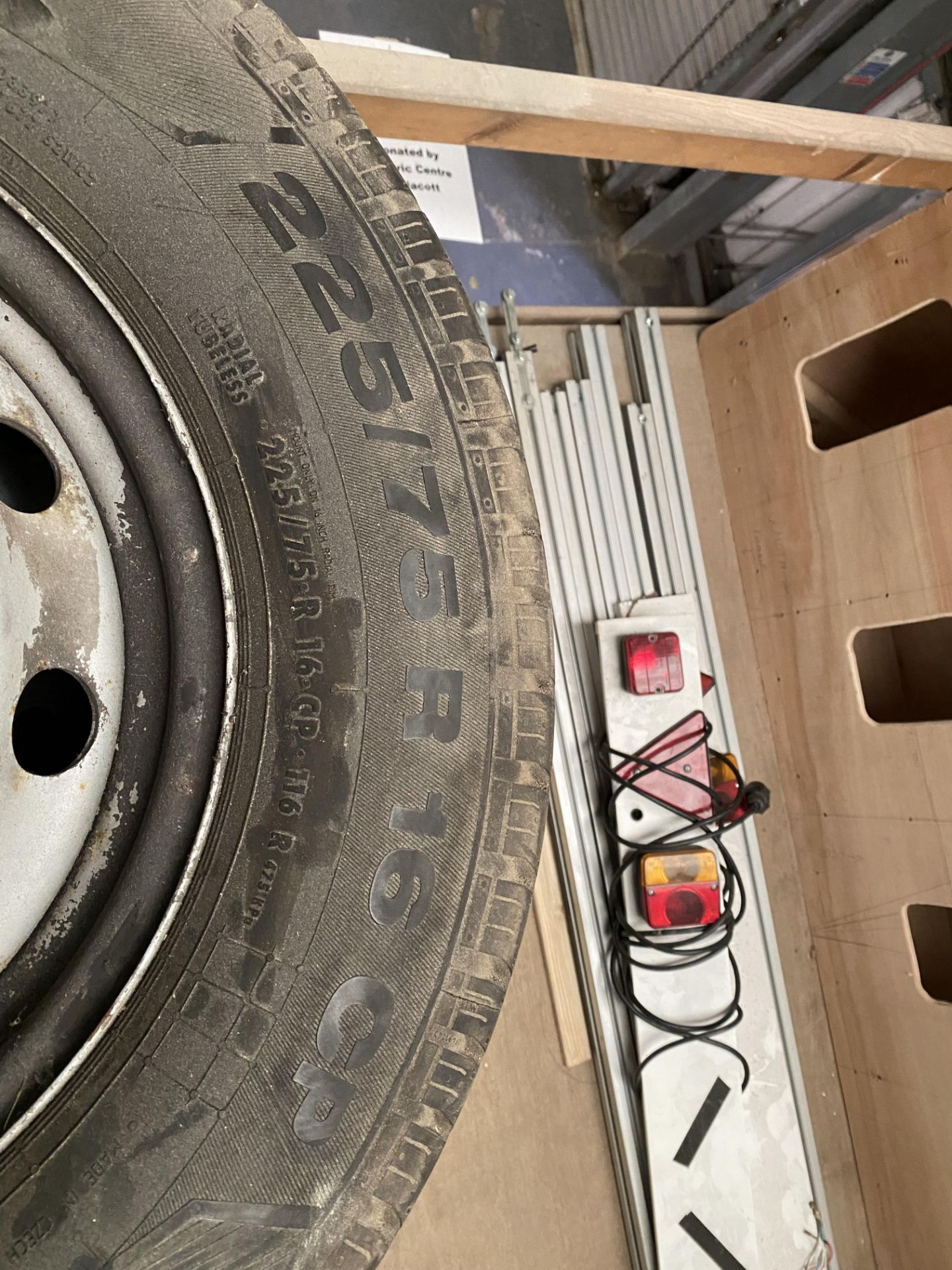 Assorted lot to include four Continental 225/75R16 CP tyres & alloys, two various tyres & alloys, - Image 4 of 7