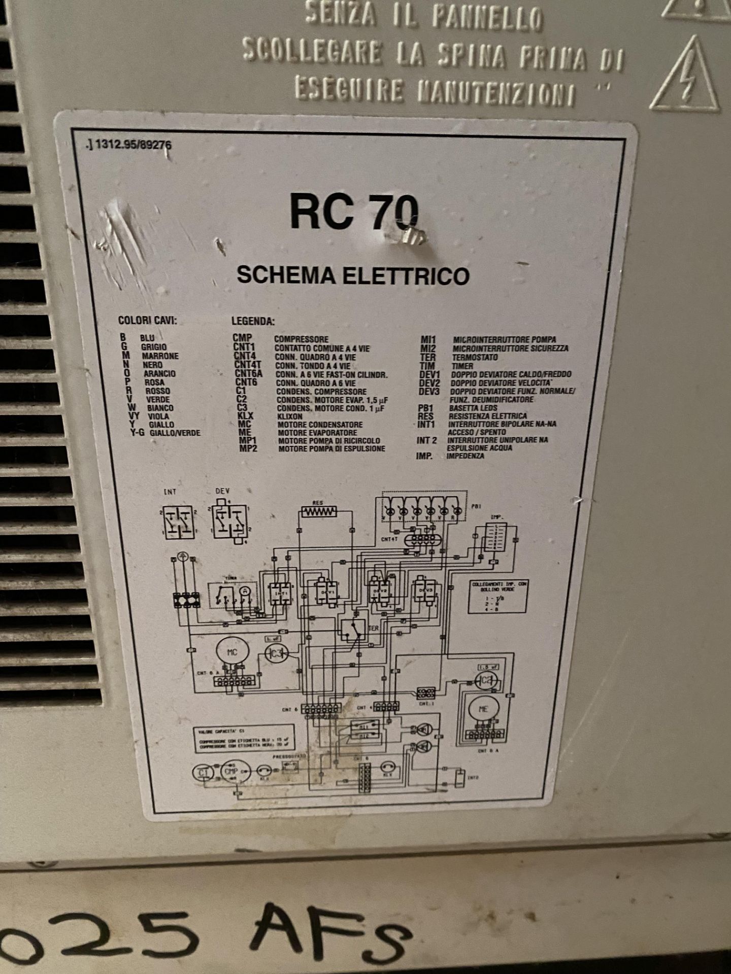 Rex Matricola RC70 air conditioner unit (working condition unknown) - Image 5 of 6