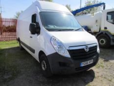 Vauxhall Movano R3500 2.3Cdti L4H3 LWB Extended High Roof Panel Van, 133bhp Registration: YG66 HFK